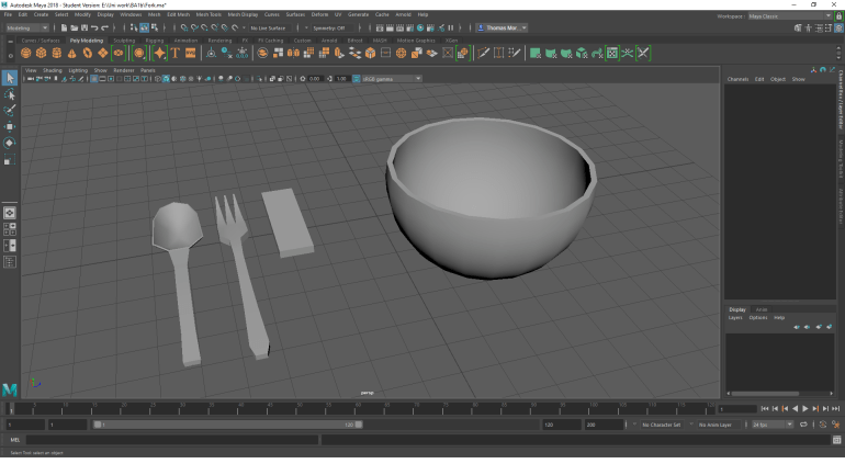 Fork screen shot